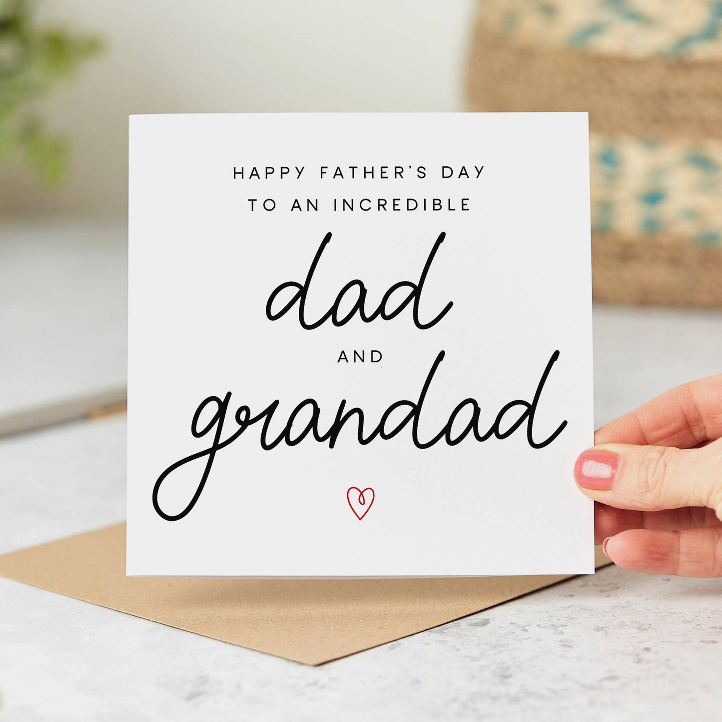 Dad and Grandad Father's Day Card