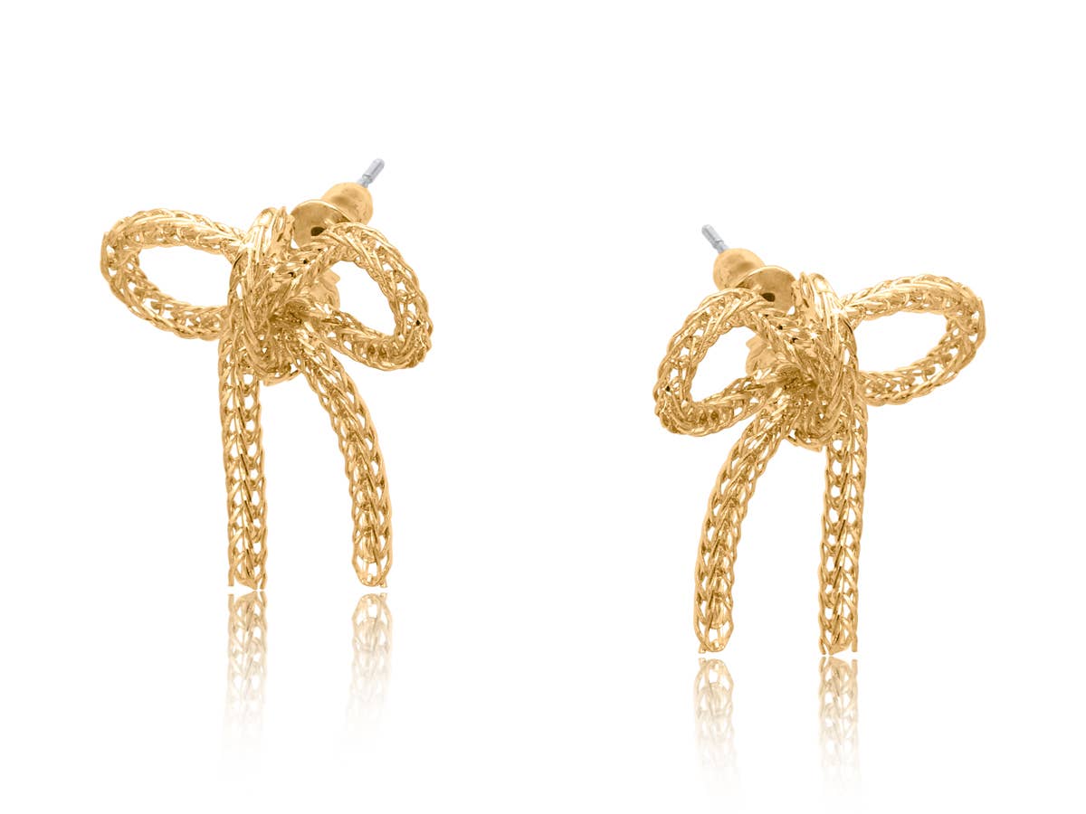 CAMILLA PETITE BRASS EARRINGS: SILVER
