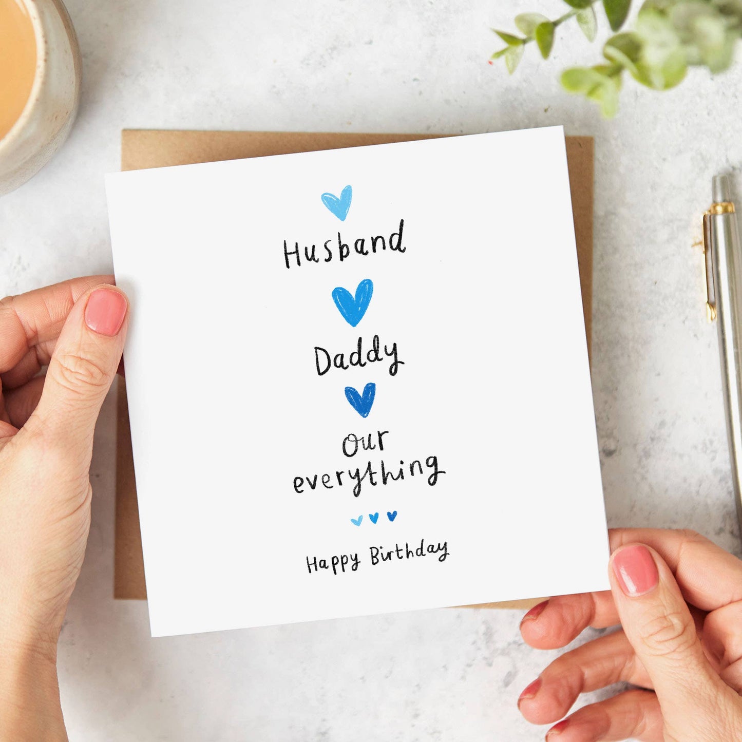 Husband, Daddy, Our Everything Birthday Card
