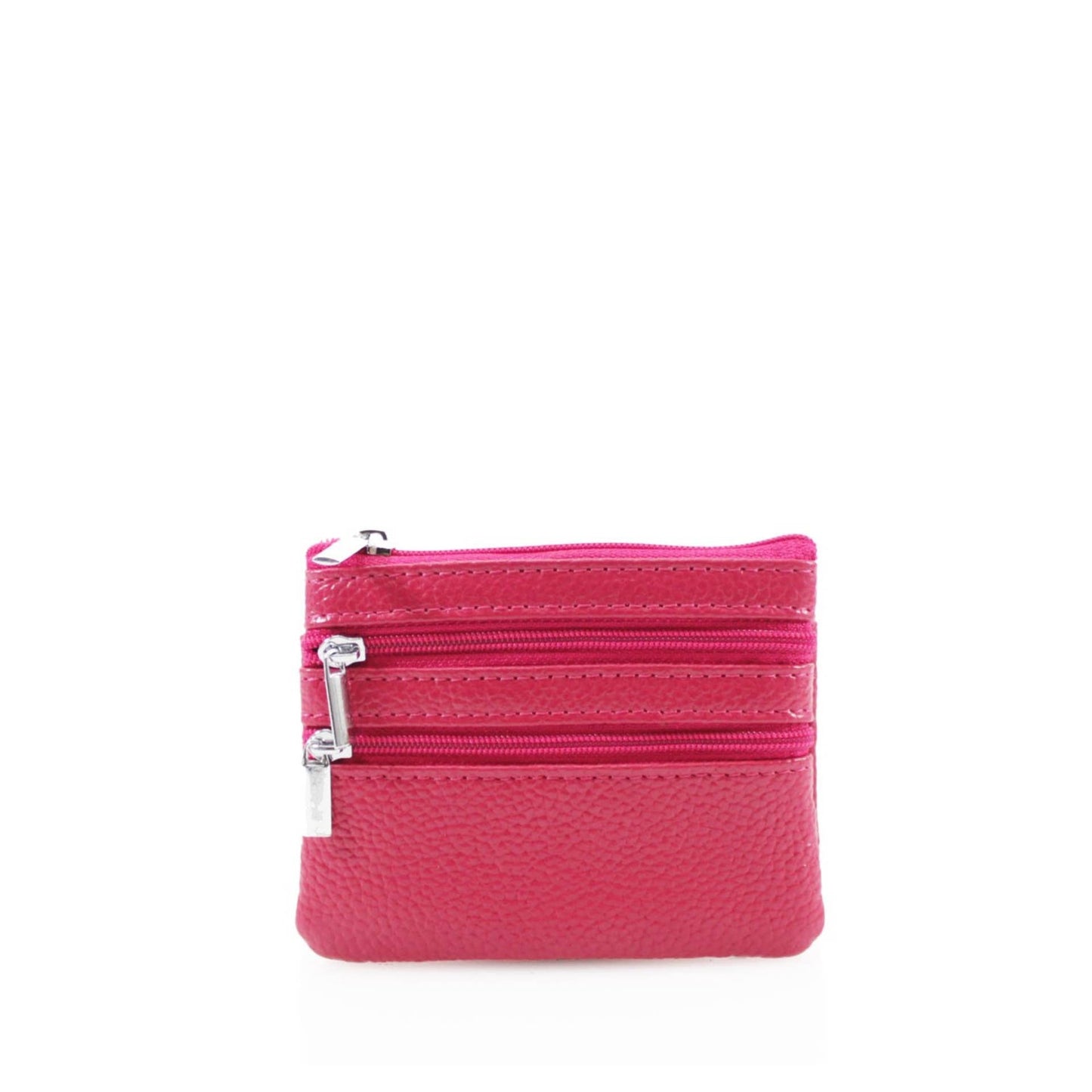 001 Zipper Coin Purse: ROSE