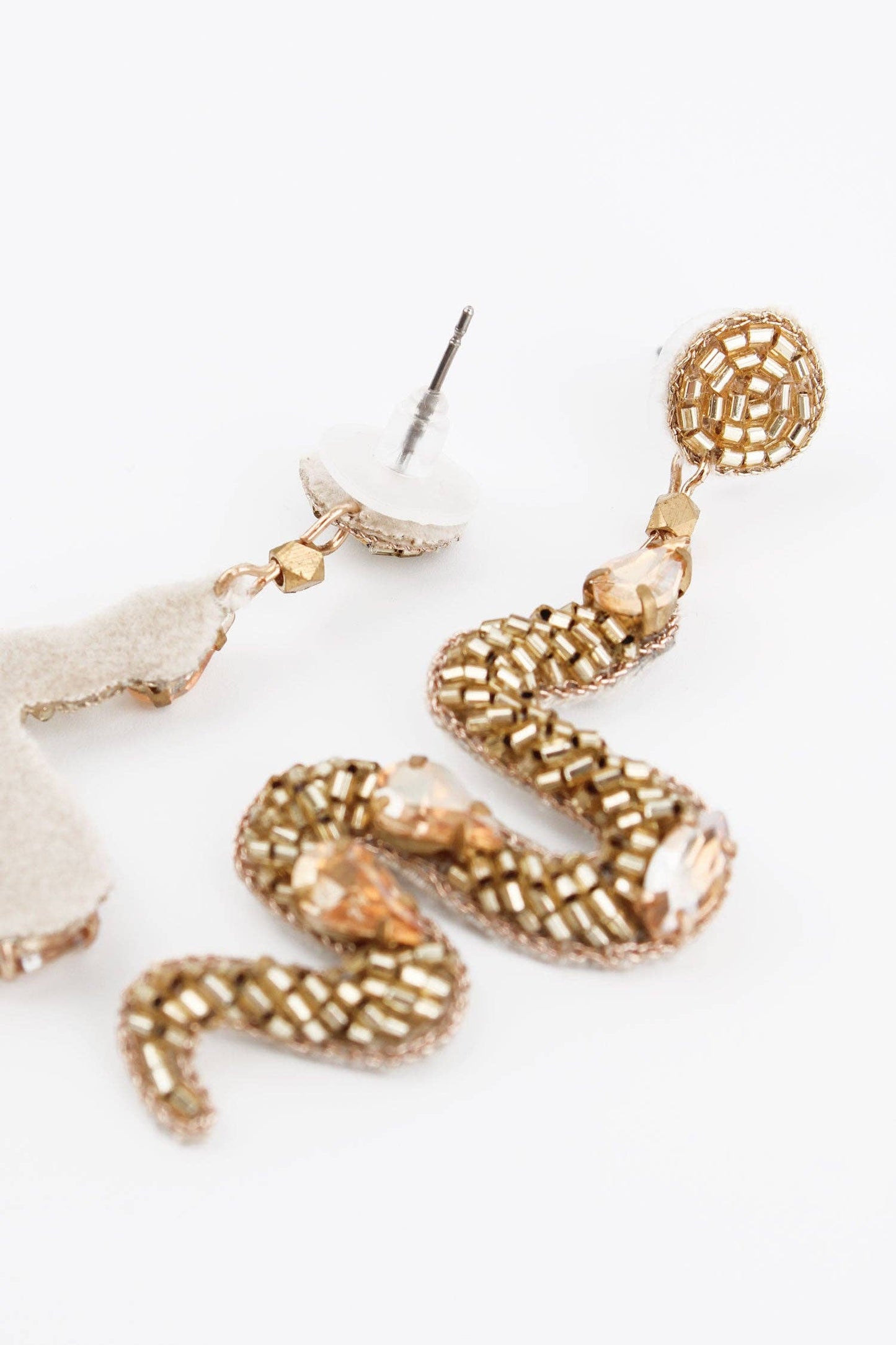 Sale - GOLD SNAKE EARRINGS