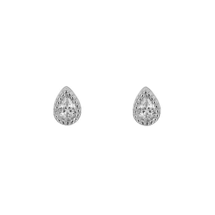 Gecko - Teardrop stud earring