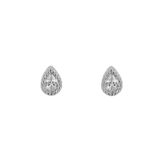 Gecko - Teardrop stud earring