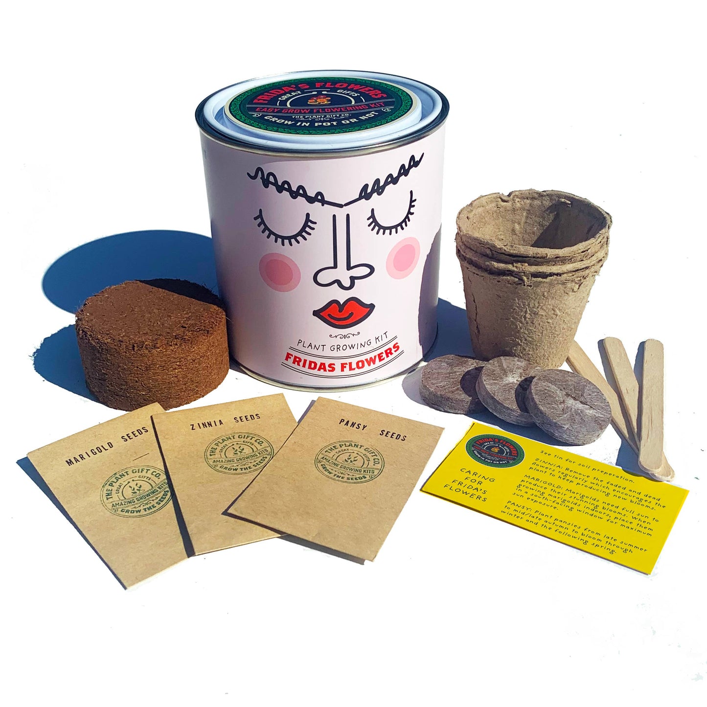 Sale - Frida's Flowers. Eco Grow Your Own Plant, Gardening Kit.