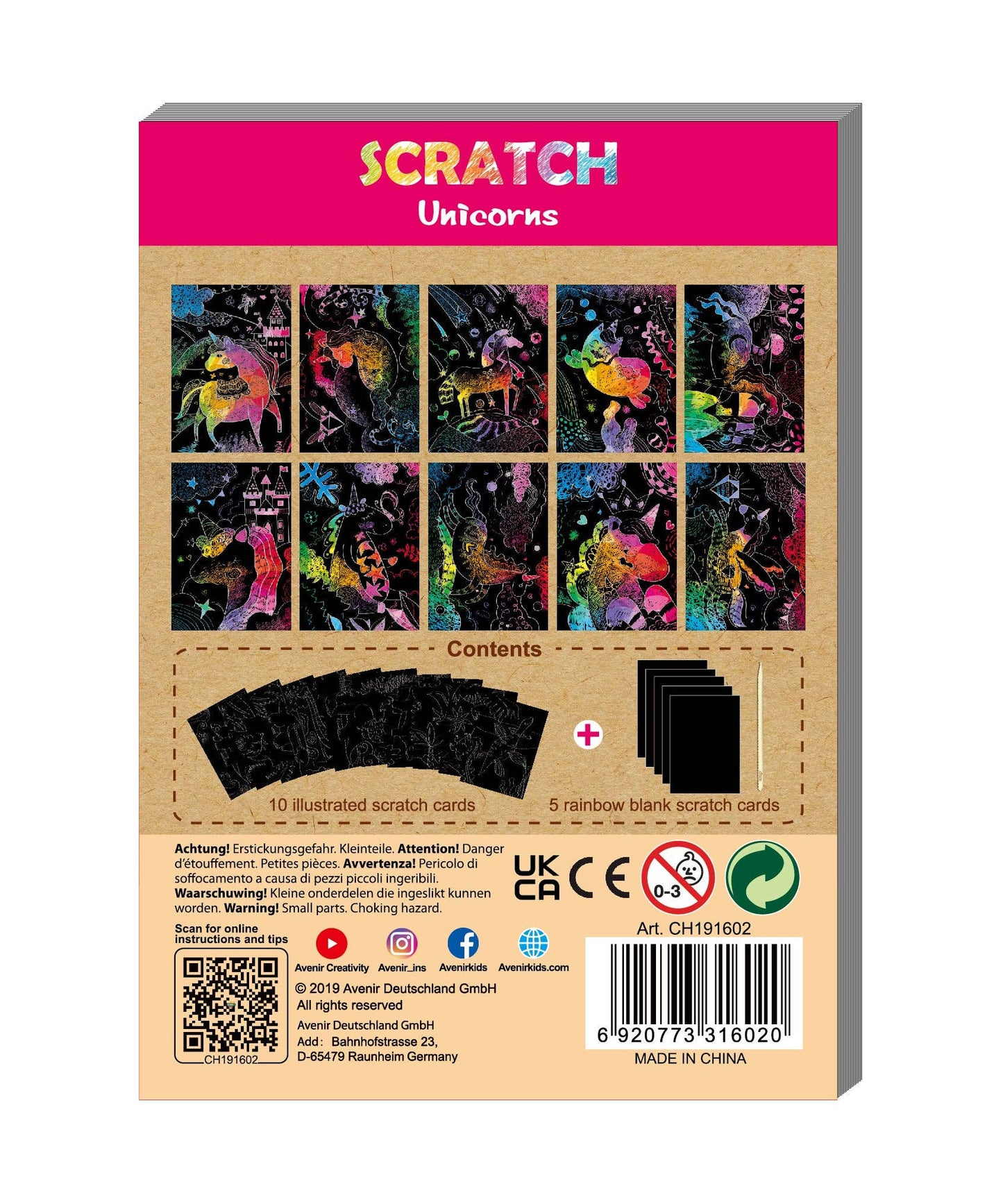 Mini Scratch Book Assorted