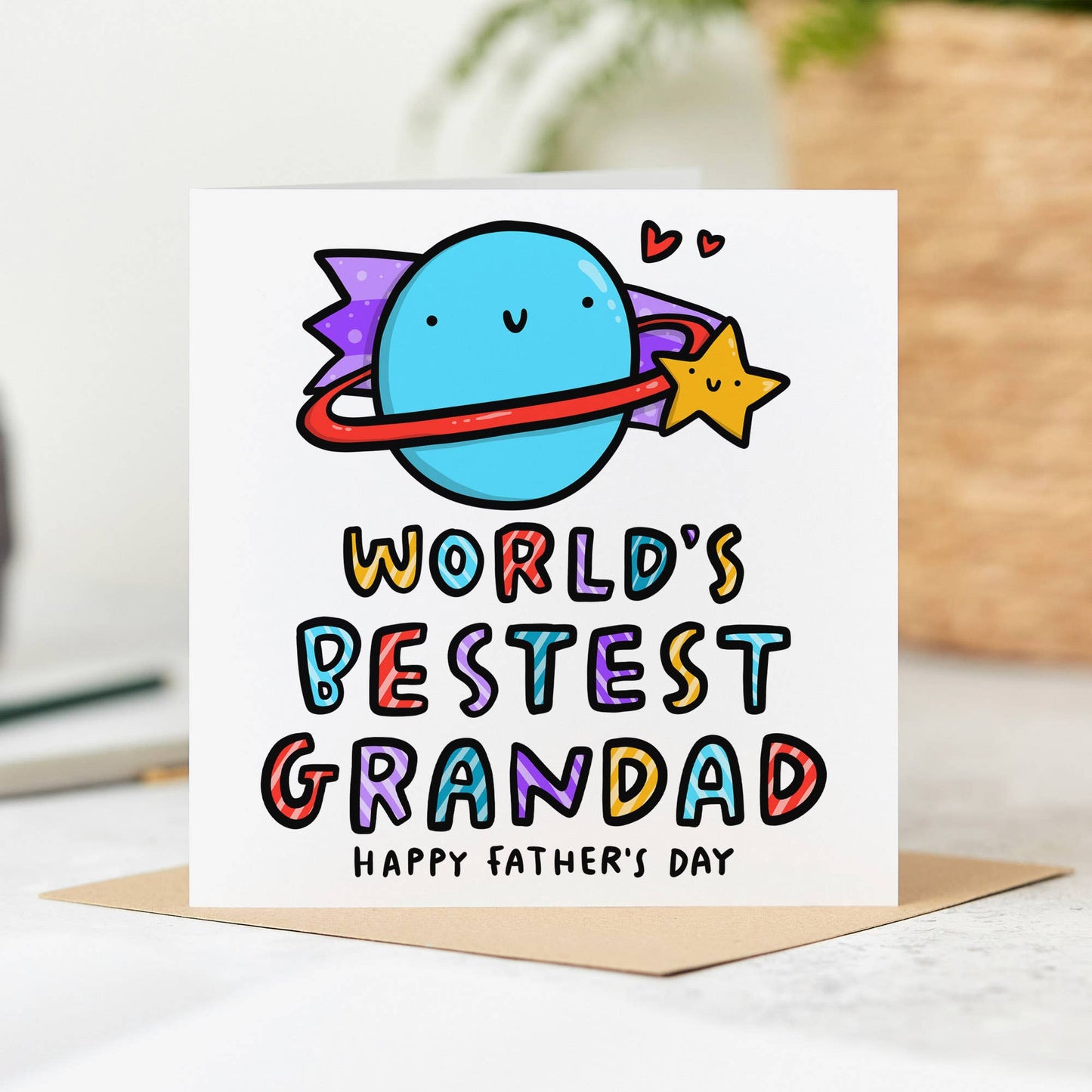 Father's Day Card for Grandad - World's Bestest