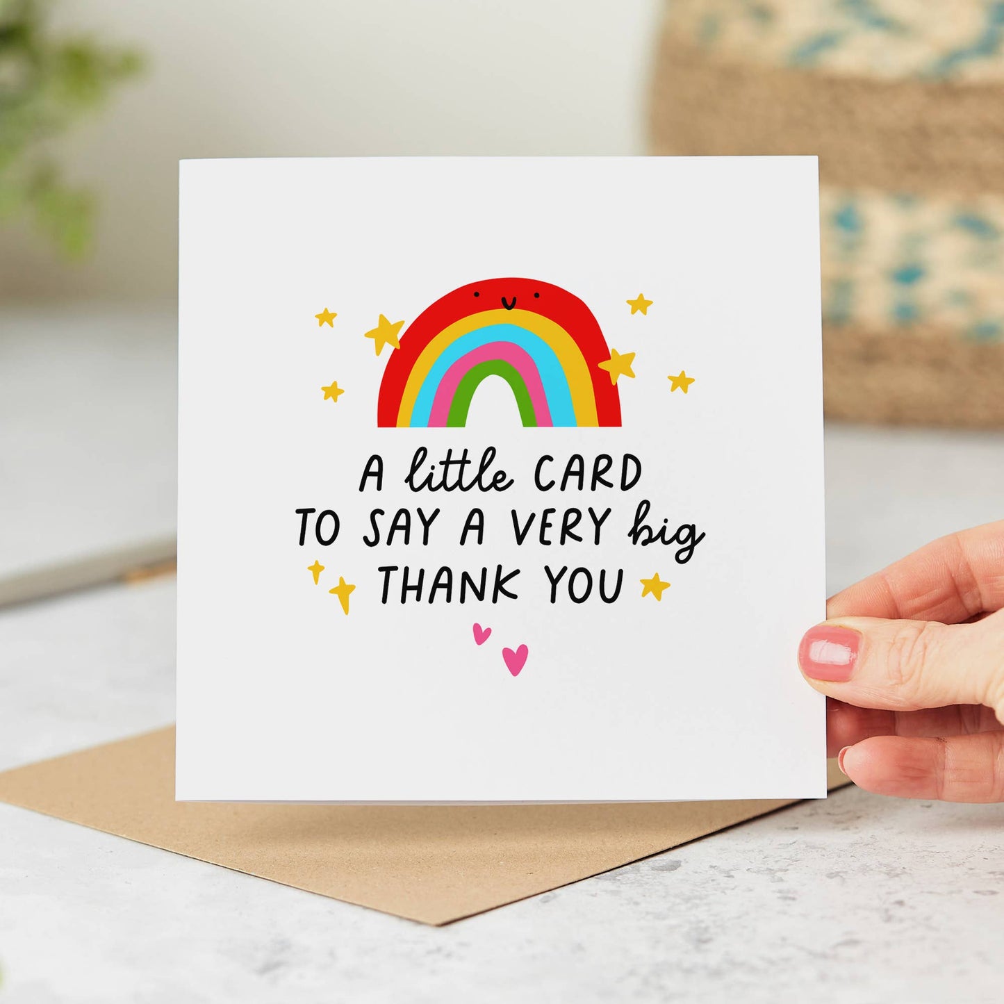 Thank You Card - Little Card Big Thank You