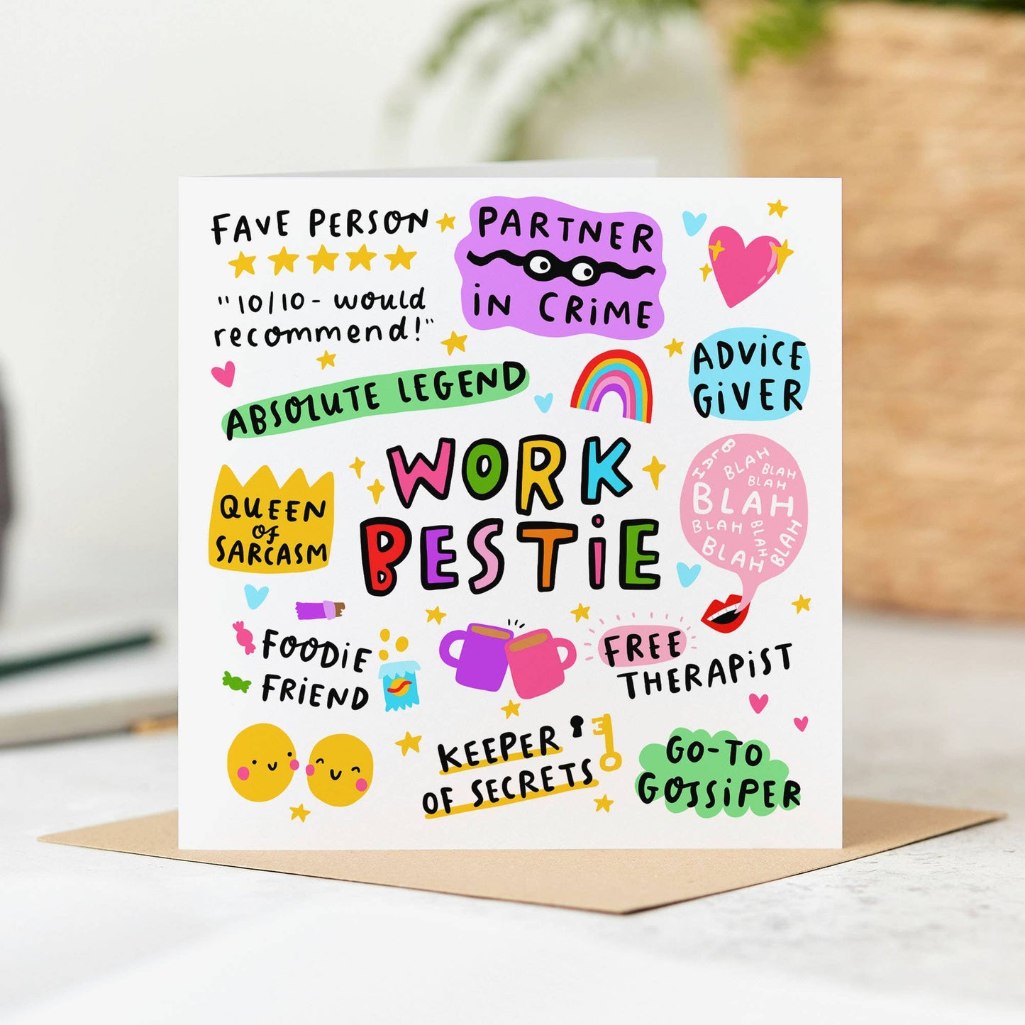 Work Bestie Card