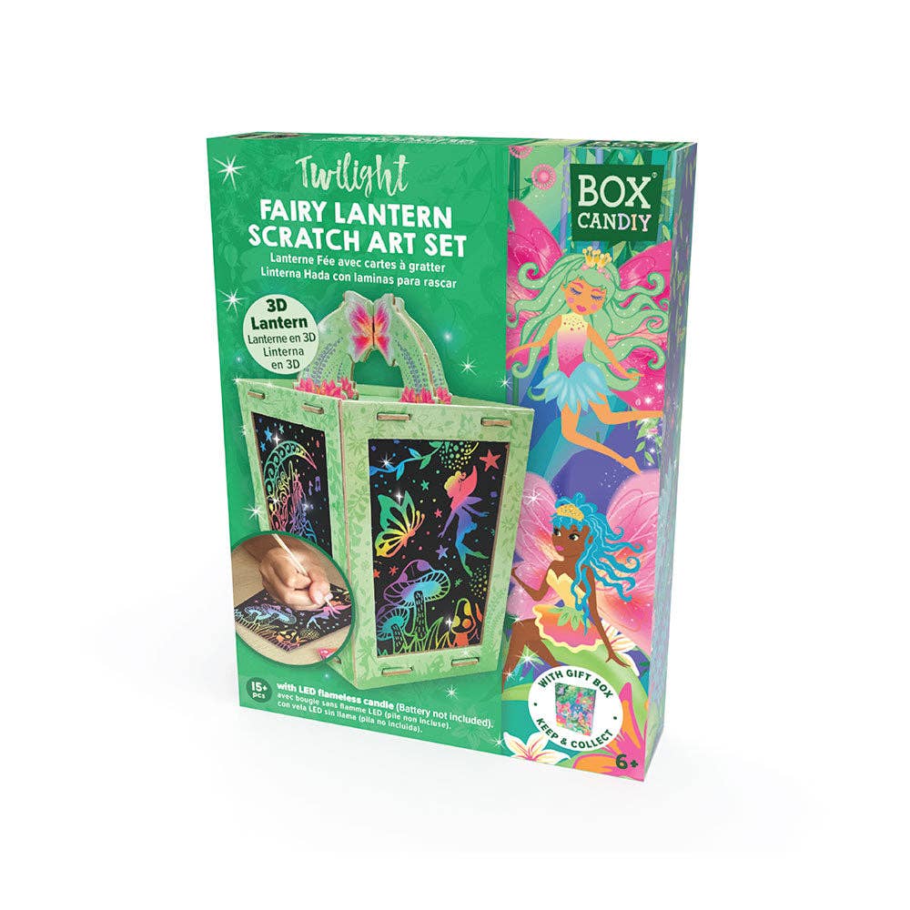 Twilight Fairy Lantern Scratch Art Set