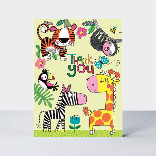 Thank You Jungle Animals -Pack of 5