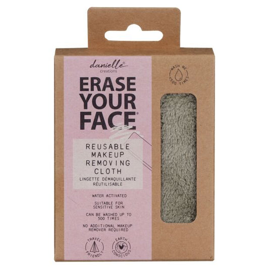 Erase Your Face Makeup Removing Cloth - Green