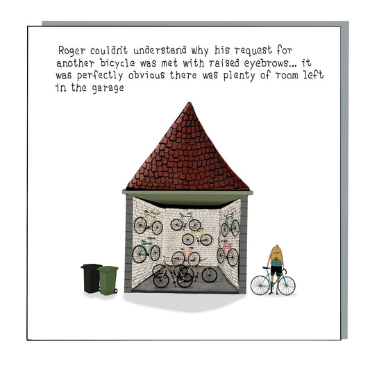Another Bicycle Greeting card