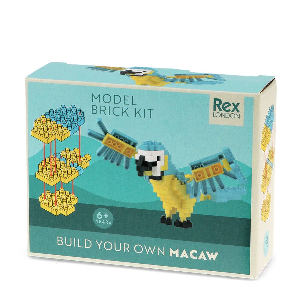 Build your own animal model brick kit - Macaw