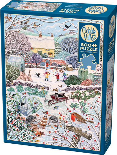 Winter Holidays 500 Piece Cobble Hill Puzzle + Poster
