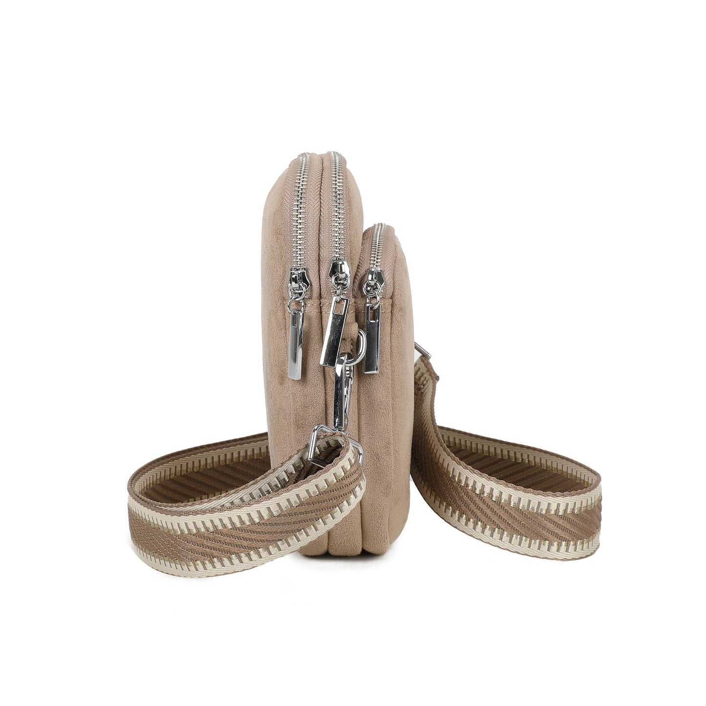 JM1718 Everyday Crossbody Bag with Wide Strap: Blue