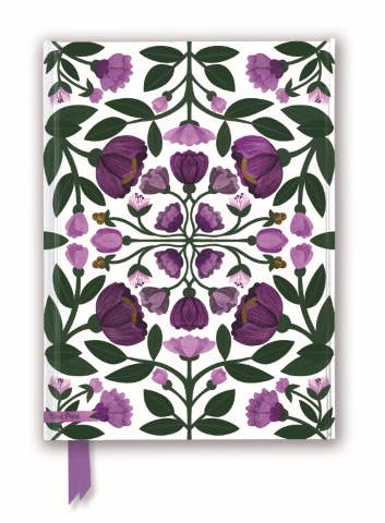 Nina Pace: Purple Flowers (Foiled Journal): Flame Tree Notebooks