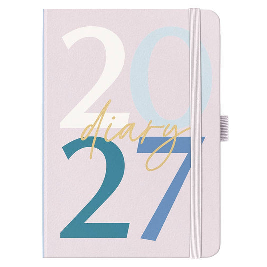 A6 To Do Diary 2027 Pink Graphic - Busy B