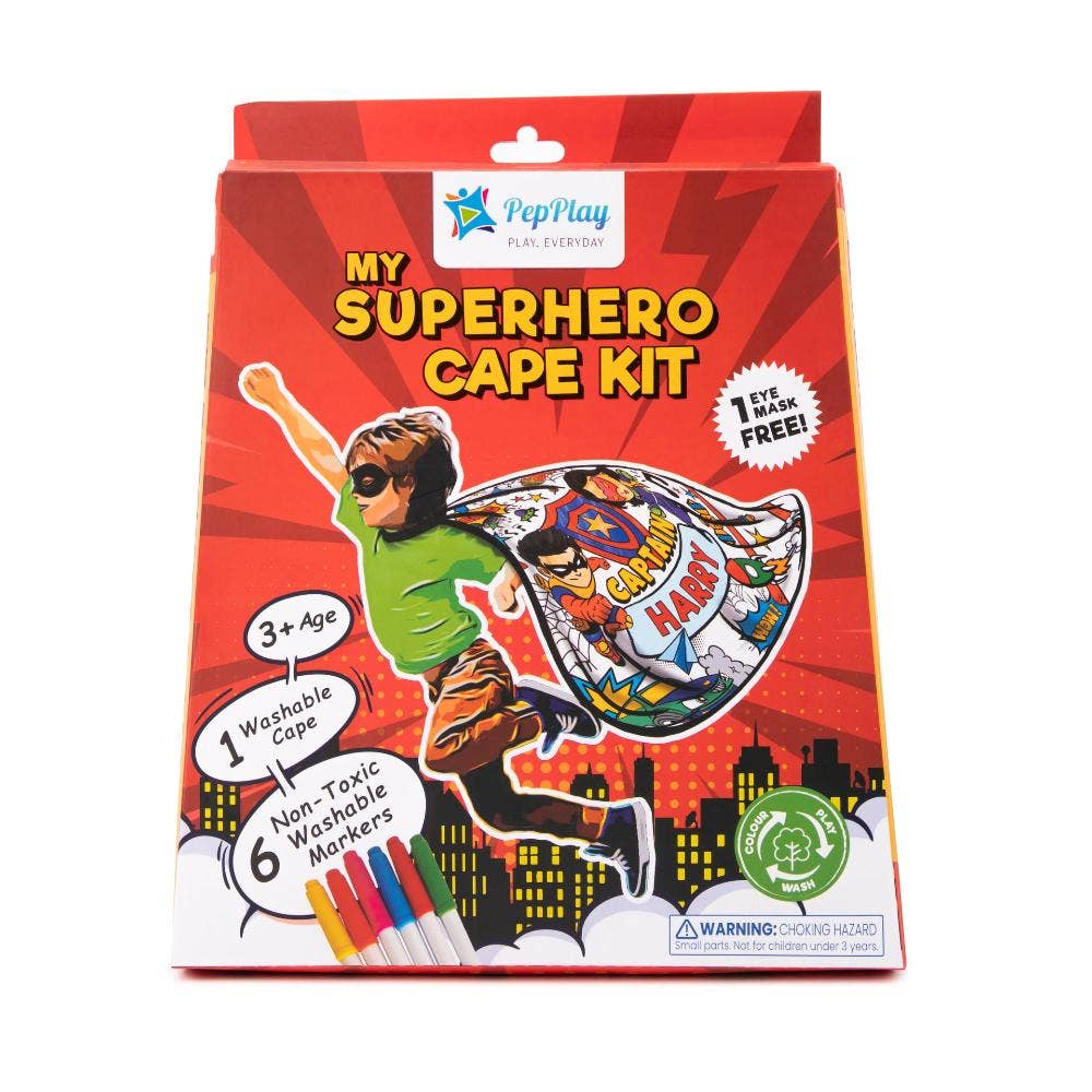 PEPPLAY My Super Hero Colouring Cape Kit – Swagger