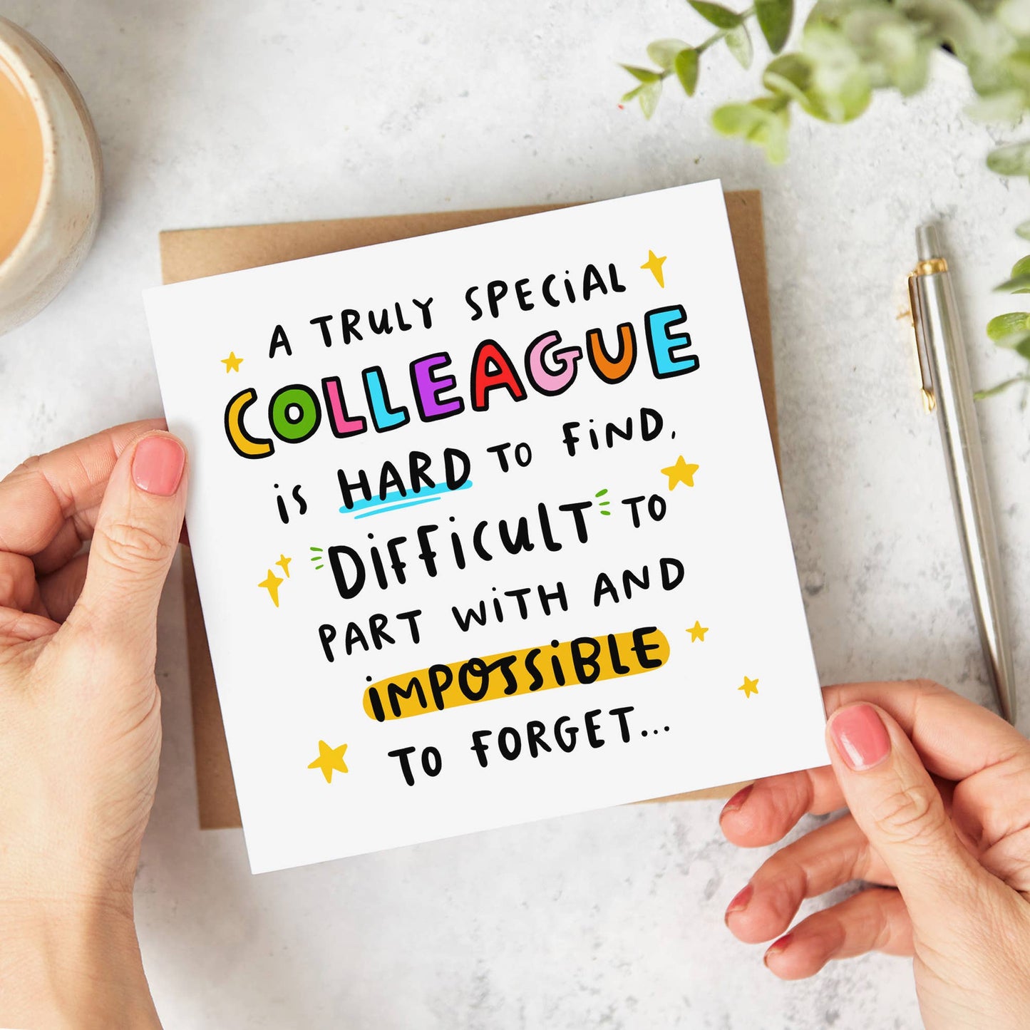 Truly Special Colleague Card