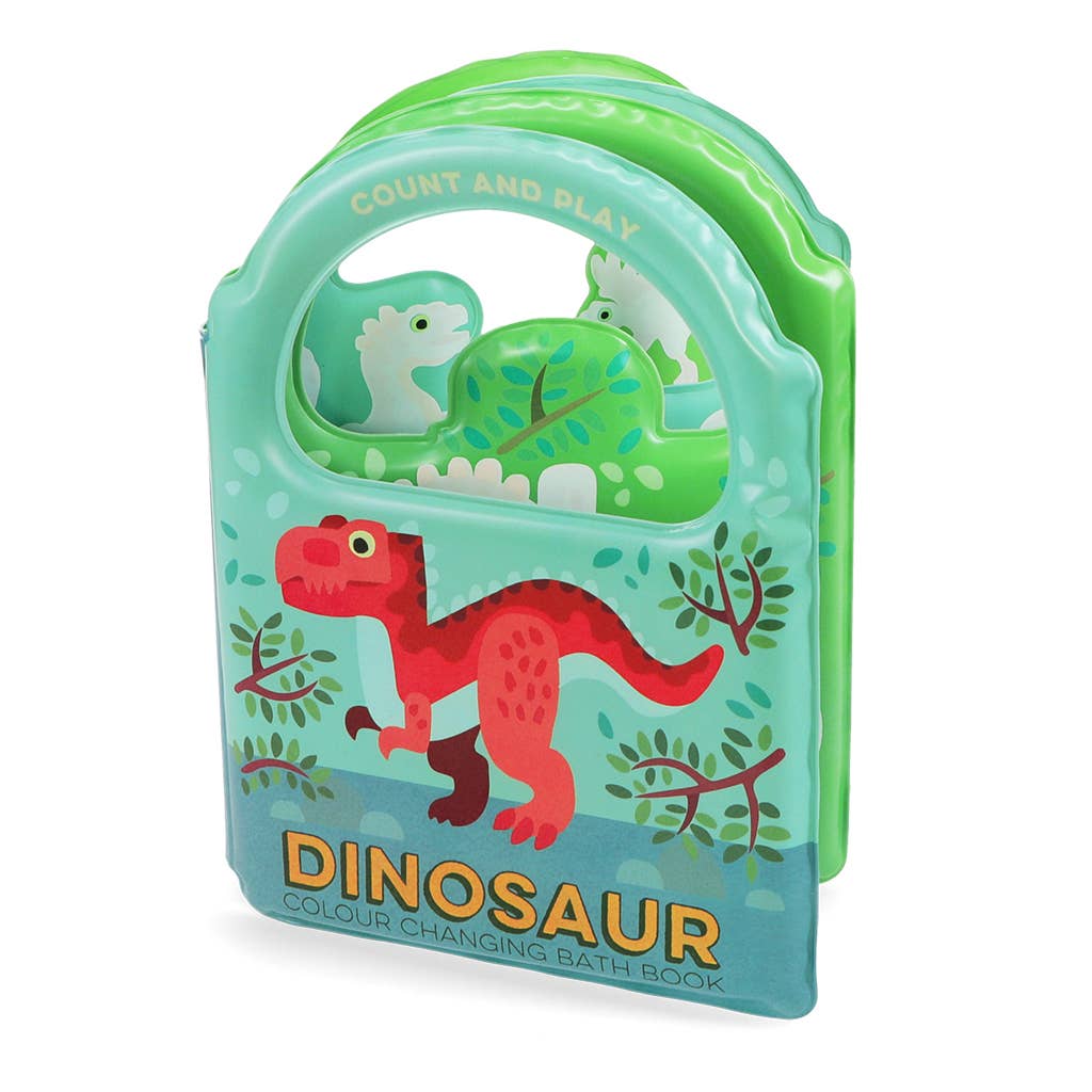 Colour changing bath book - Baby Dinos