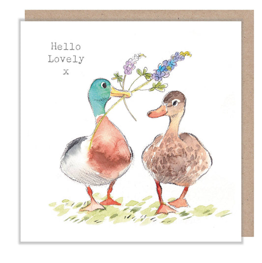 Greeting card - Hello Lovely 'Down by the River'  - RIV013
