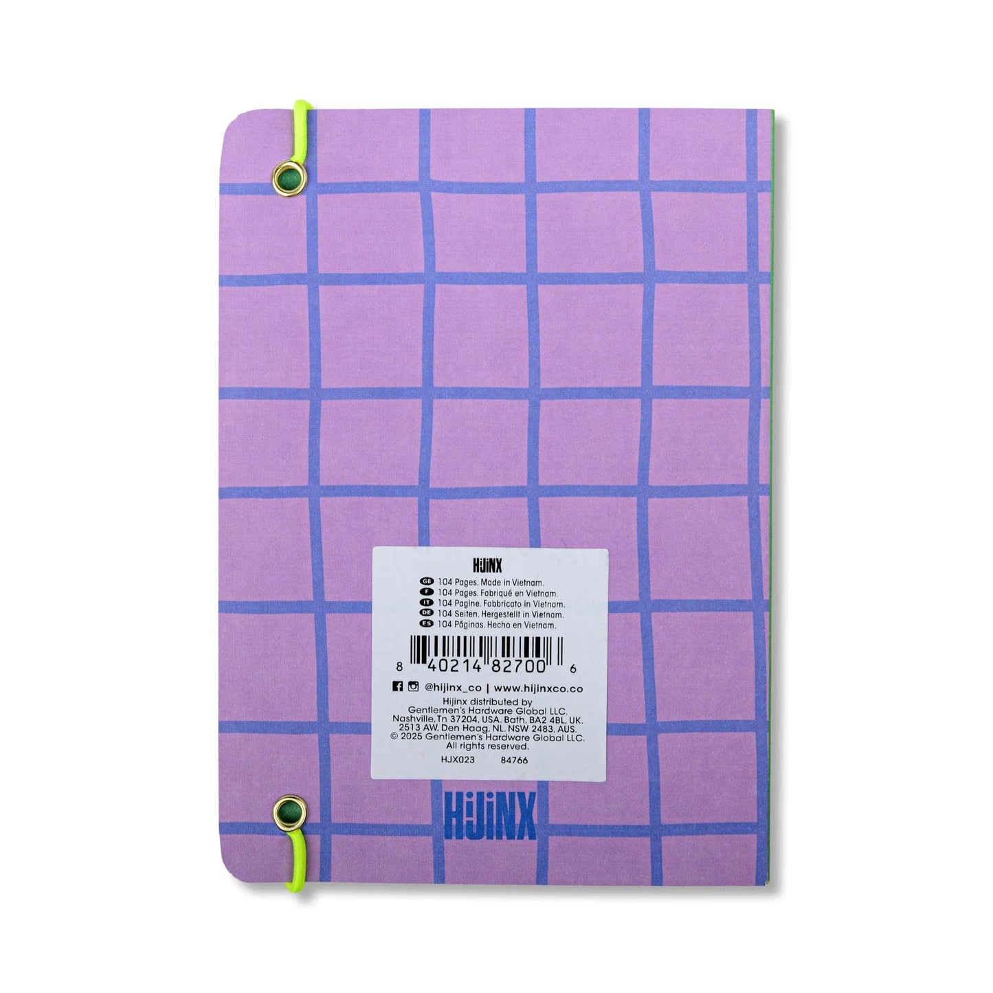 HiJinx 'Not Today' notebook
