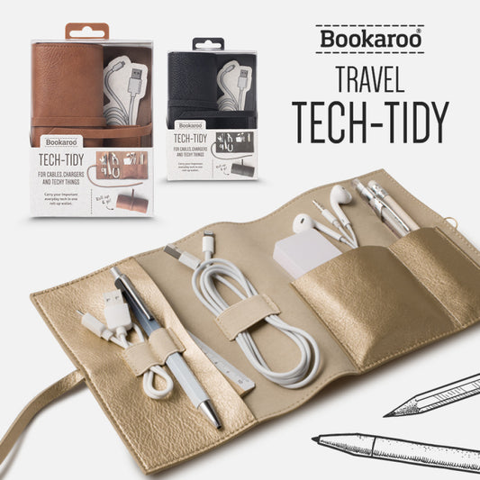 Bookaroo Tech-Tidy - Brown