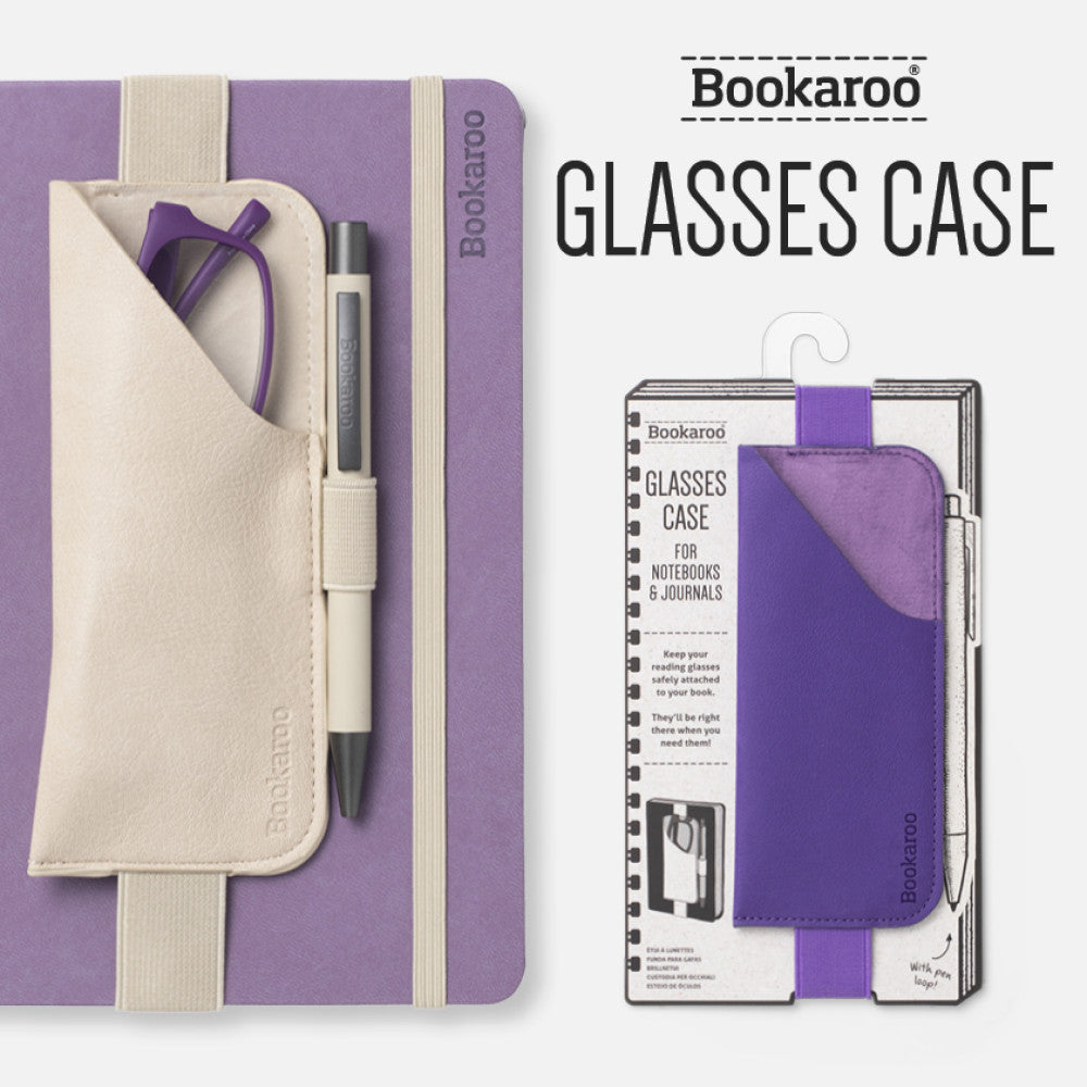 Bookaroo Glasses Case - Brown
