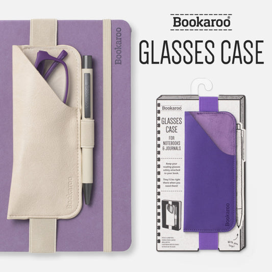 Bookaroo Glasses Case - Brown