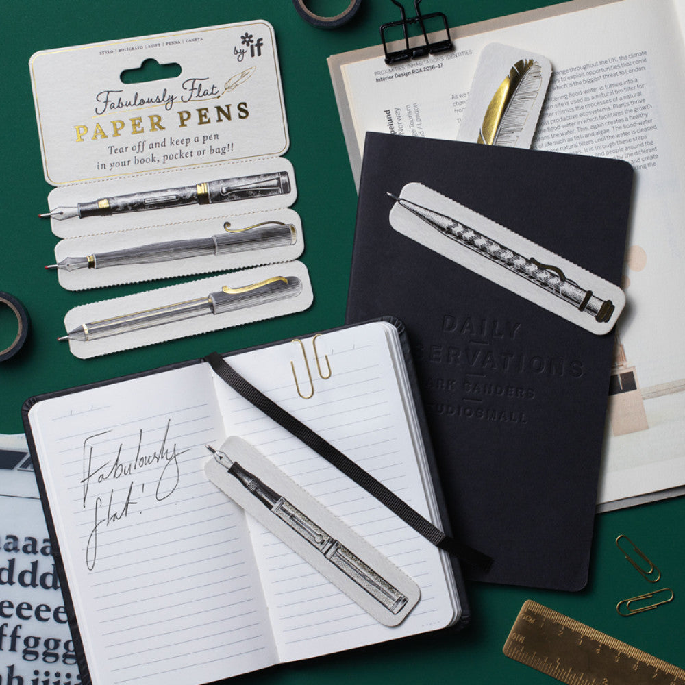 Fabulously Flat  Paper Pens