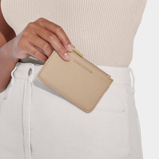 Katie Loxton - Hana Coin and Cardholder in Light Taupe