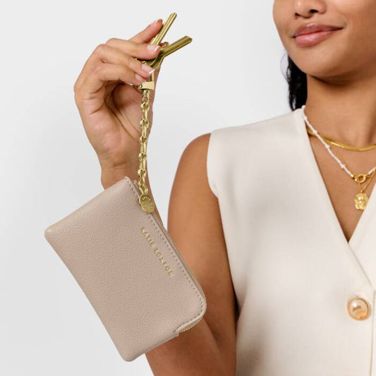 Katie Loxton - Tilly Keyring purse in Taupe