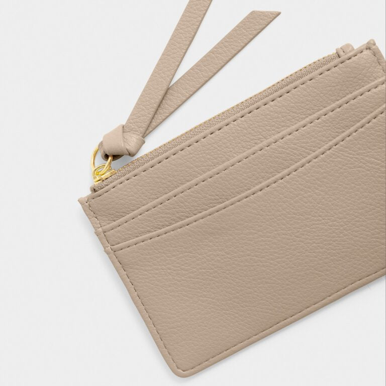 Katie Loxton - Hallie Coin & Card Holder in Light Taupe