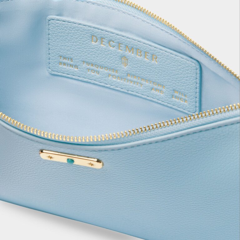 Katie Loxton - Birthstone Pouch 'December' Turquoise