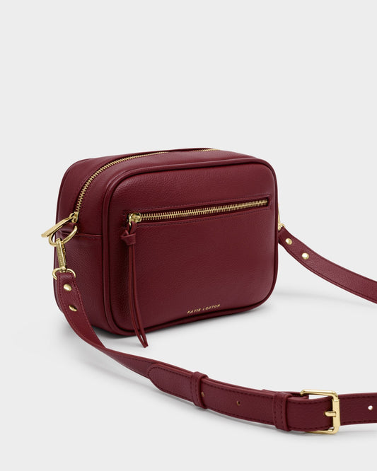 Hallie Crossbody Bag - In Cherry