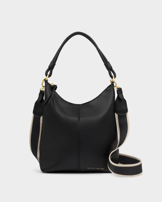 Hallie Satchel Bag - In Black