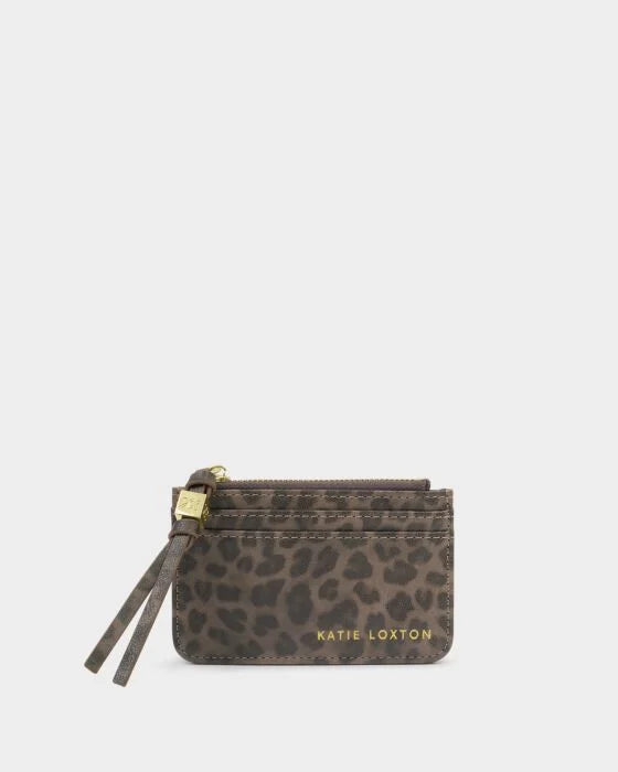 Gift Boxed Coin & Card Holder - Leopard