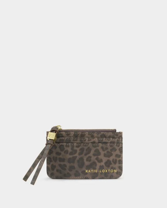 Gift Boxed Coin & Card Holder - Leopard