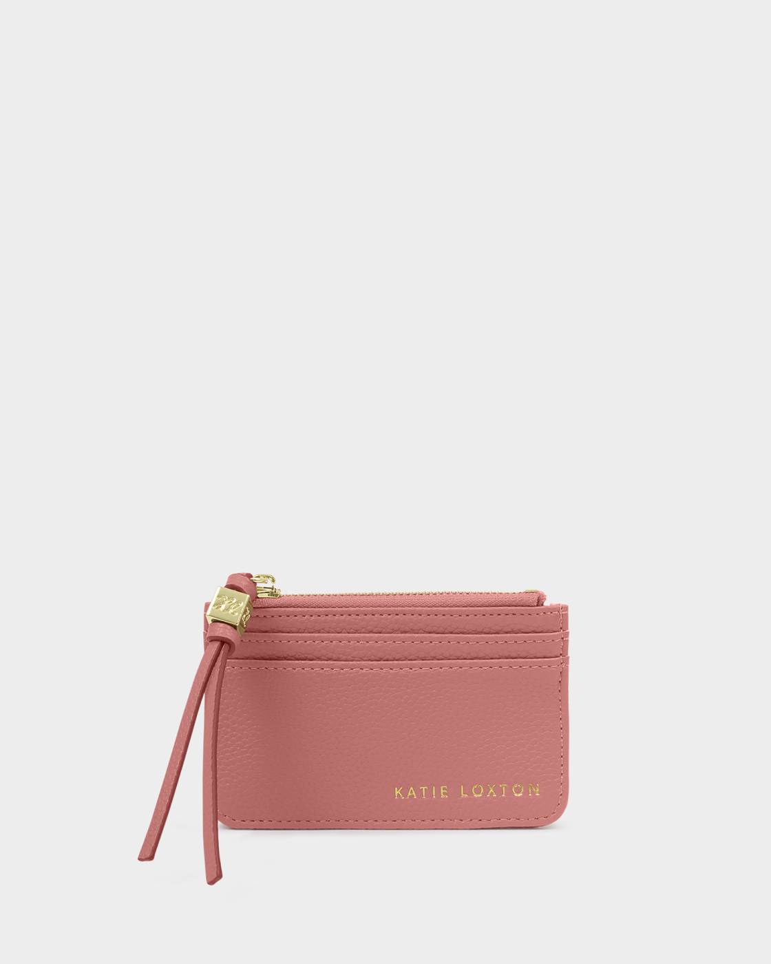 Gift Boxed Suedette Coin & Card Holder - Raspberry Pink