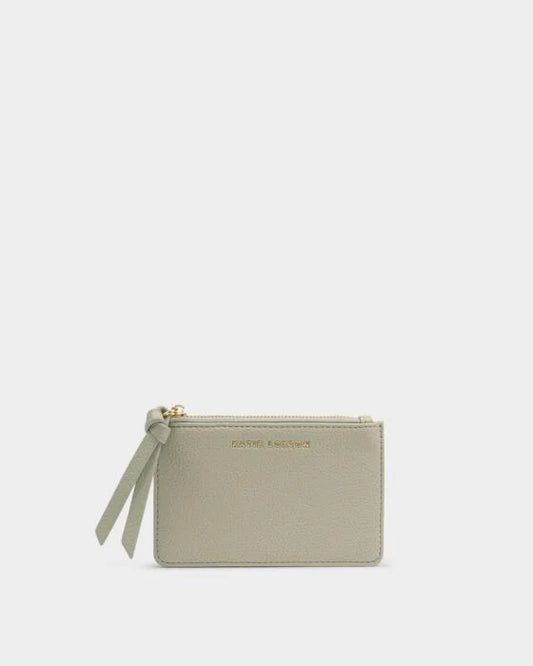 Hallie Coin & Card Holder - Green Mist