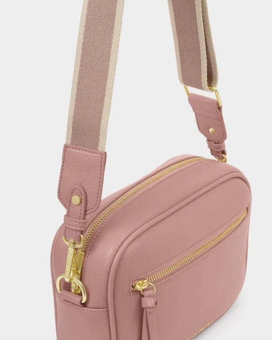 Hallie Crossbody Bag - Pink Heather