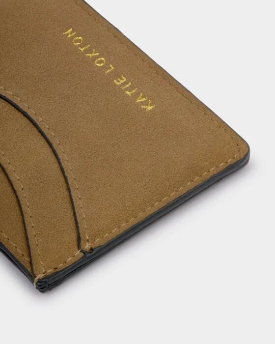 Alba Suedette Card Holder - Caramel Suedette