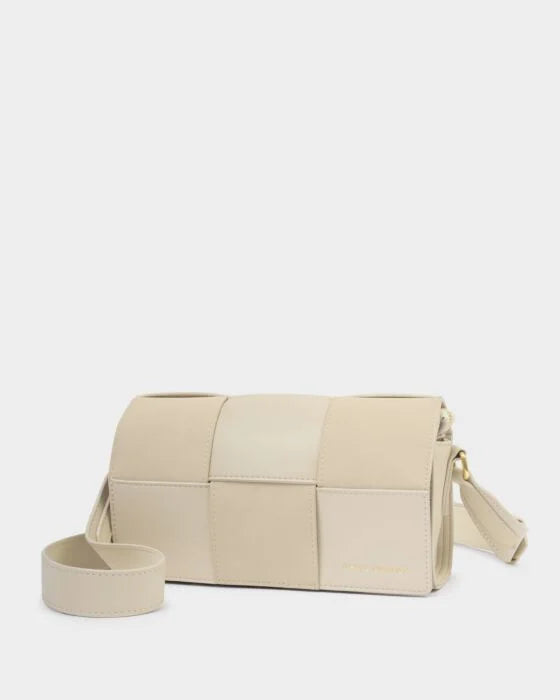 Taya Suedette Crossbody Bag - Off White