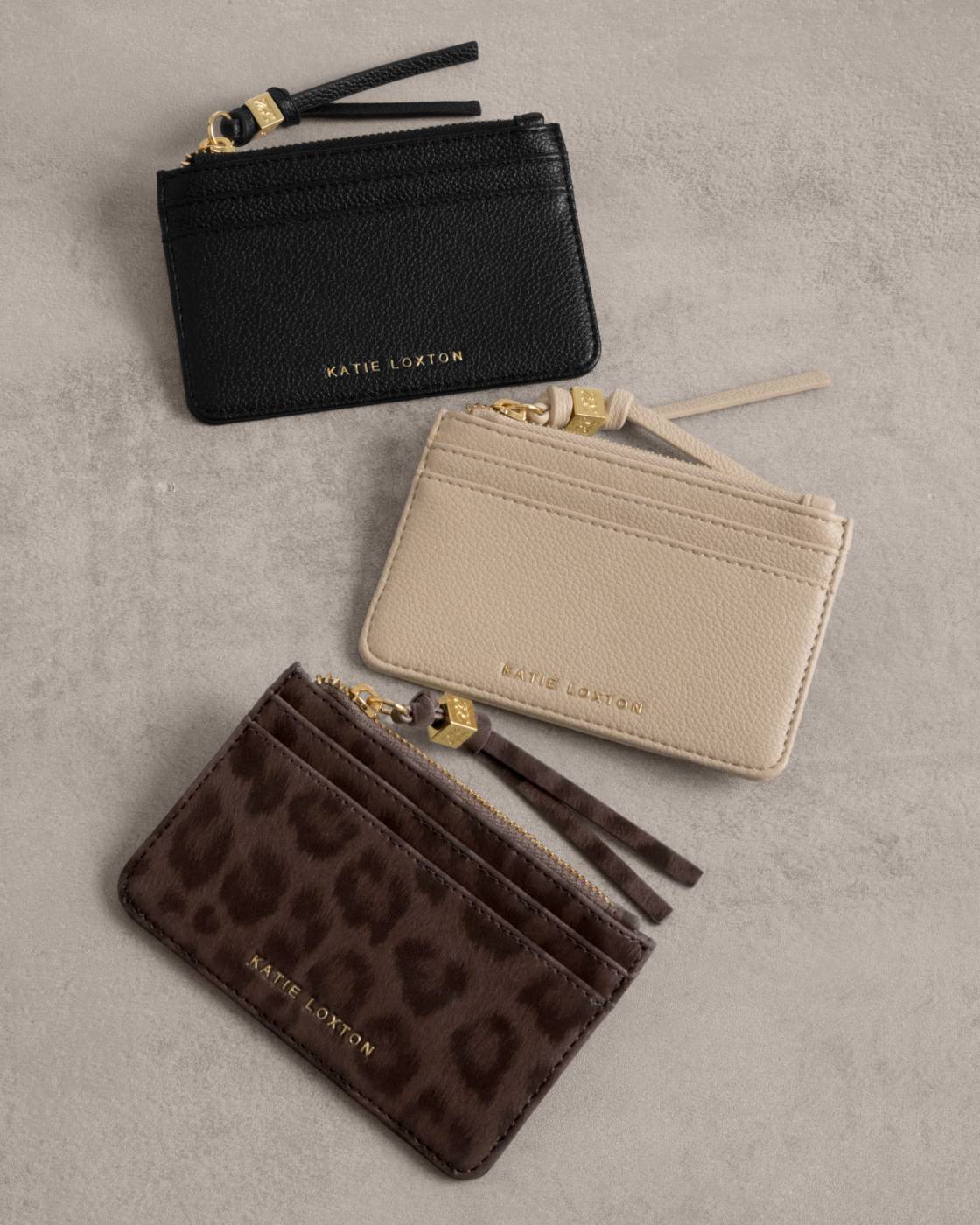 Lottie Coin Purse and Card Holder in Light Taupe