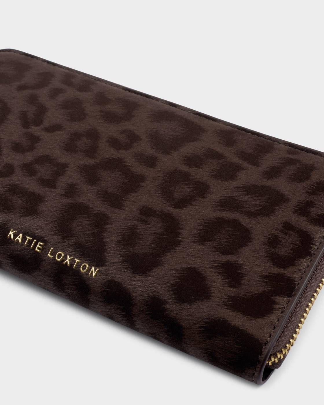 Large Purse in Chocolate Leopard