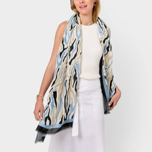 Katie Loxton - Abstract Zebra Printed Scarf