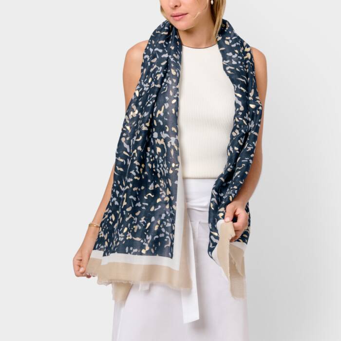 Katie Loxton - Terrazzo Printed Foil Scarf