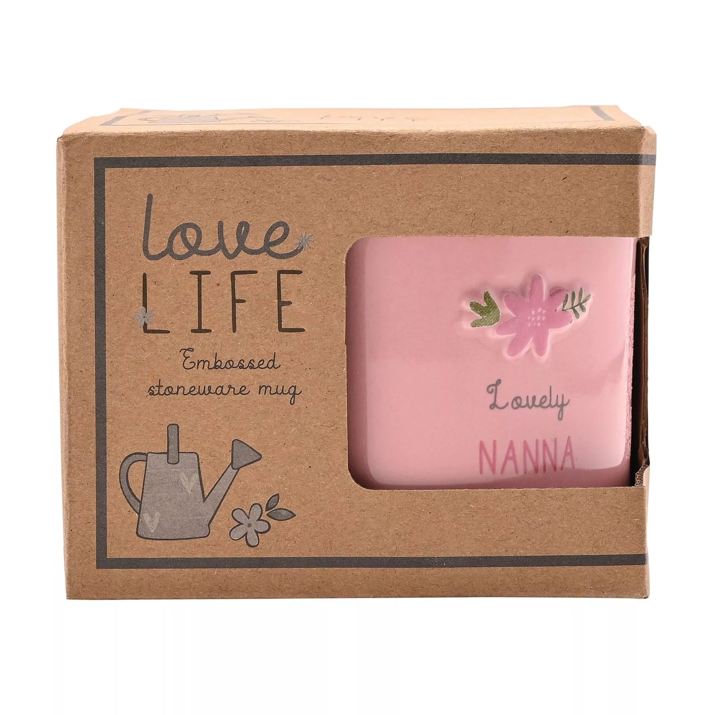 Lovely Nanna embossed mug