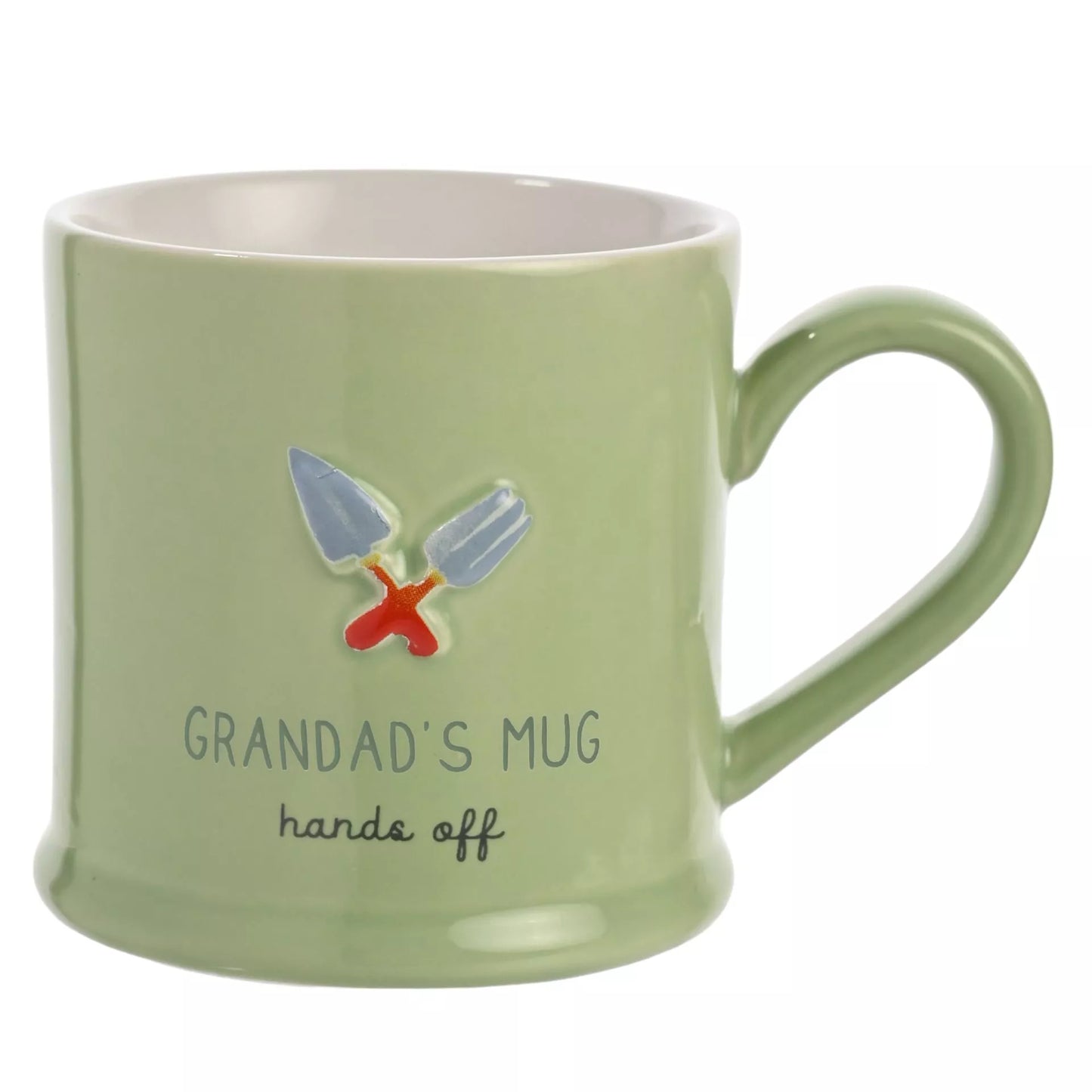 Grandad's Hands Off Embossed Mug