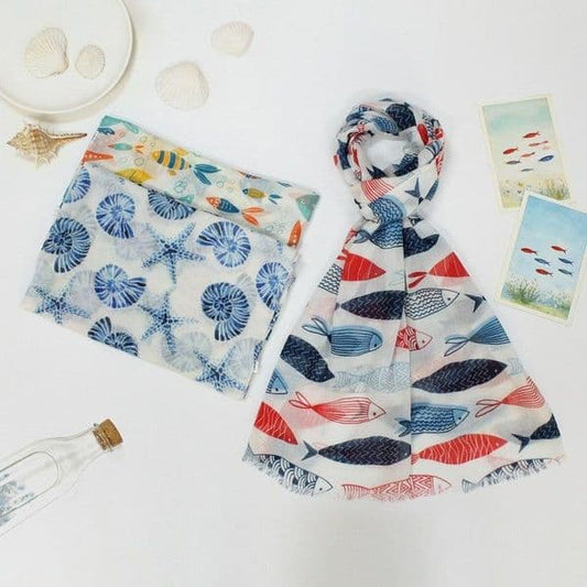 Scarf - Sealife
